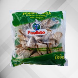 Sembei Bolacha açucarada com gengibre 100g Paulista