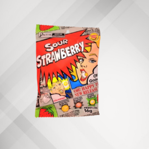 Bala Super Azeda Strawberry 16g